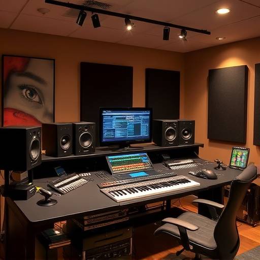 Studio C: Dedicated mixing and mastering suite with ATC monitoring.